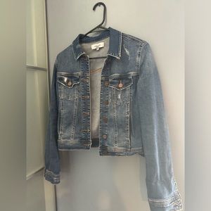 CJLA distressed denim jacket